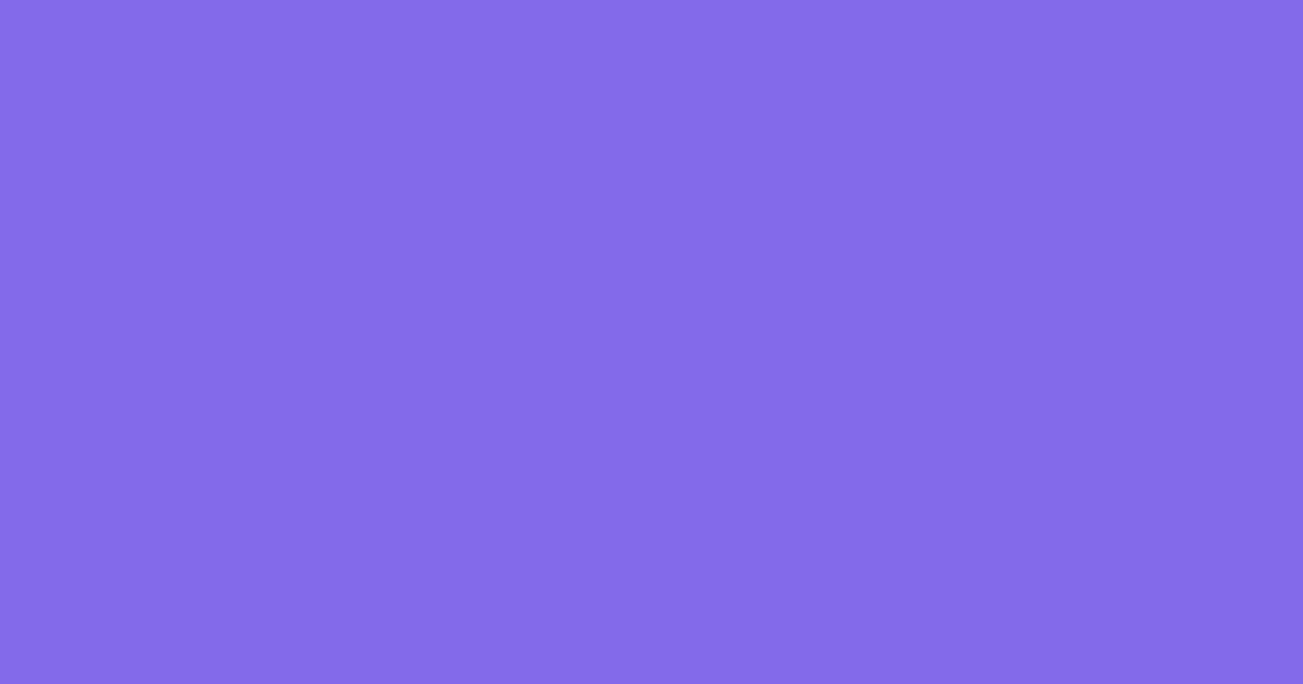 #816beb cornflower blue color image