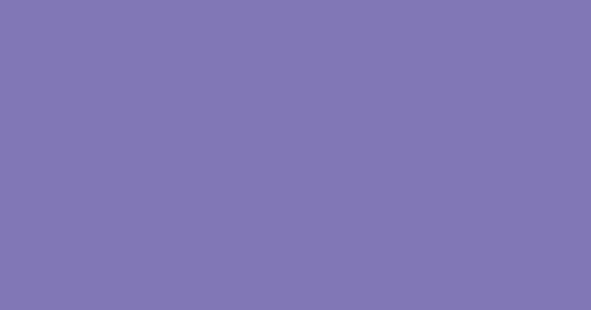 #8177b7 purple mountain's majesty color image