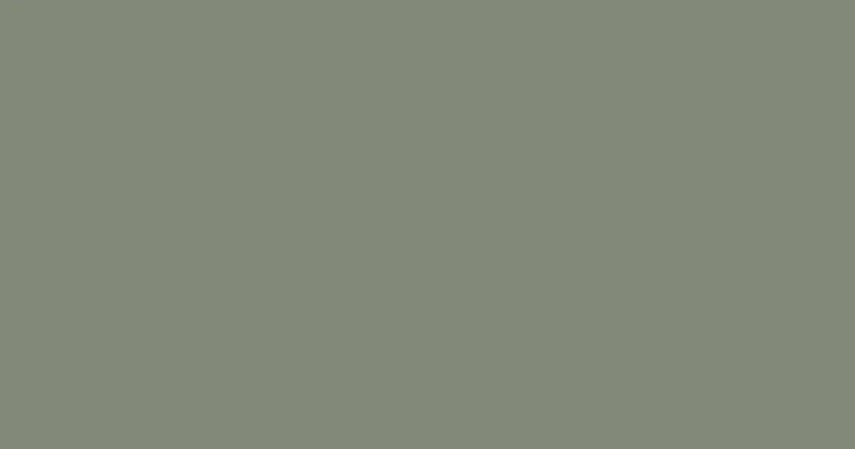 #818978 battleship gray color image