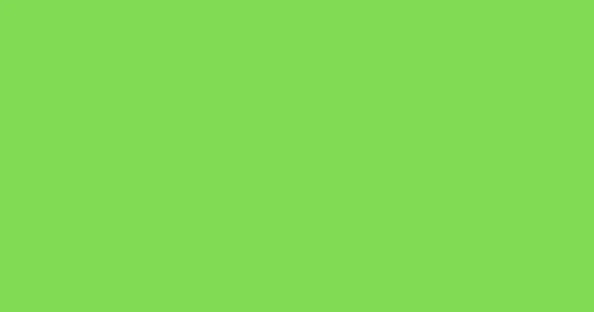 #81db54 conifer color image