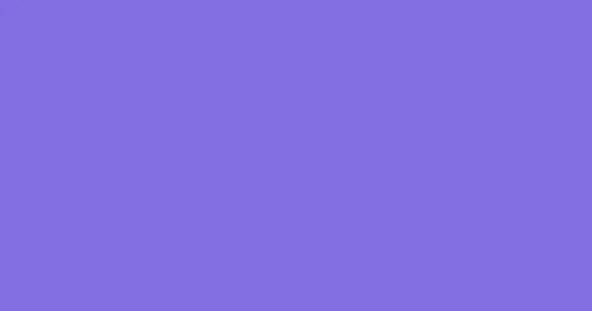 #826ee1 medium purple color image