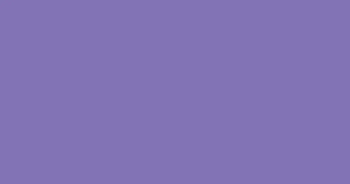 #8272b5 purple mountain's majesty color image