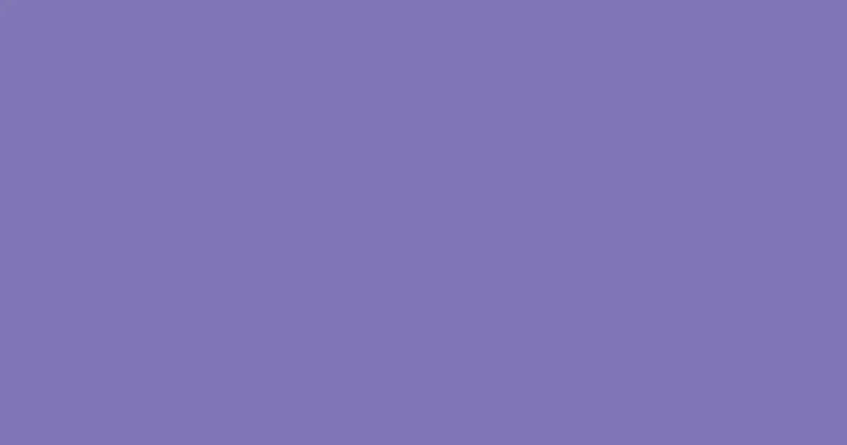 #8276b5 purple mountain's majesty color image