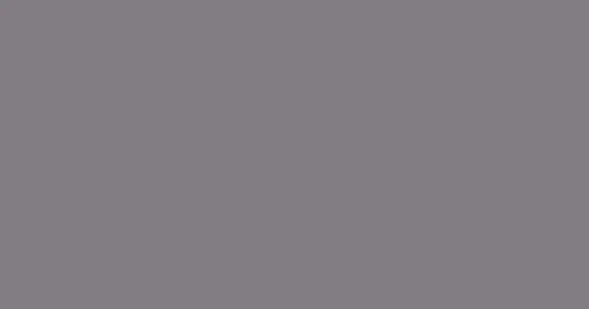 #827c82 suva gray color image