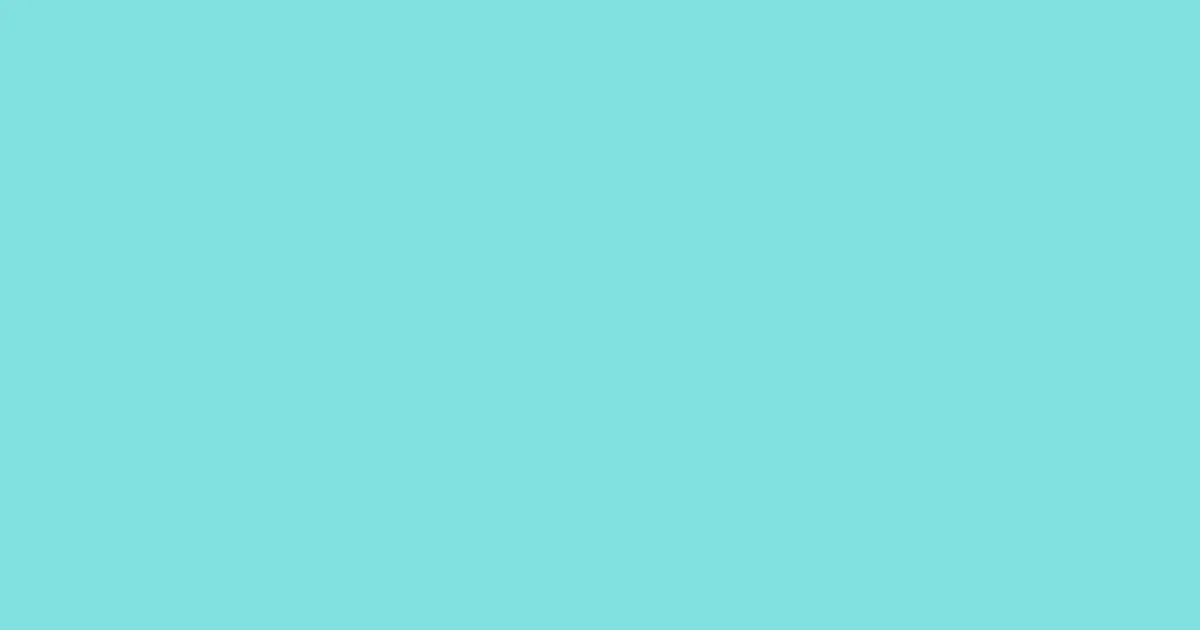#82e0e0 aquamarine color image