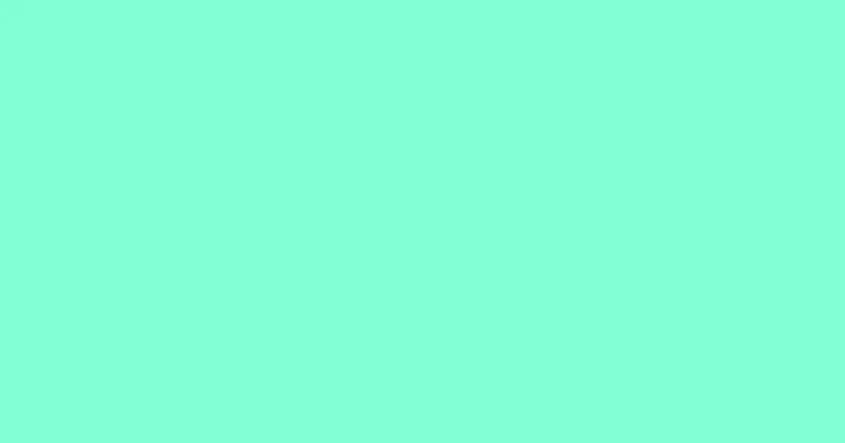 82ffd3 - Aquamarine Color Informations