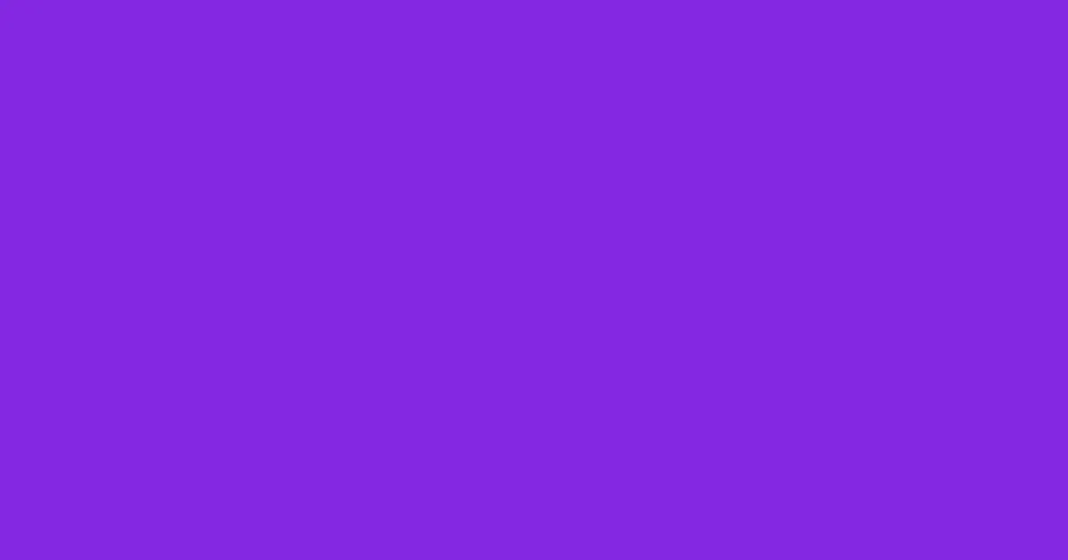 #8328e0 purple heart color image