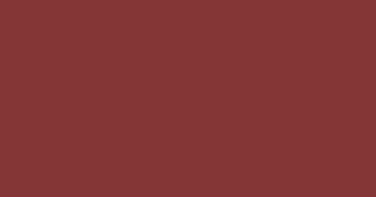 #833734 sanguine brown color image