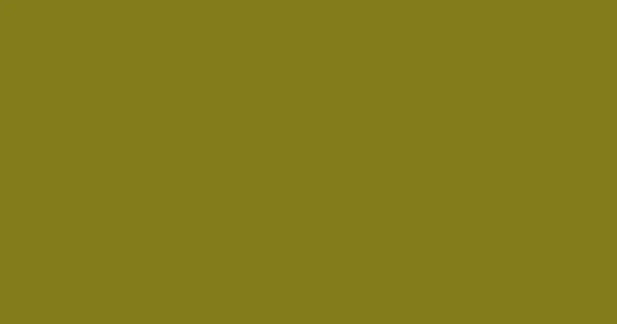 #837d1c trendy green color image