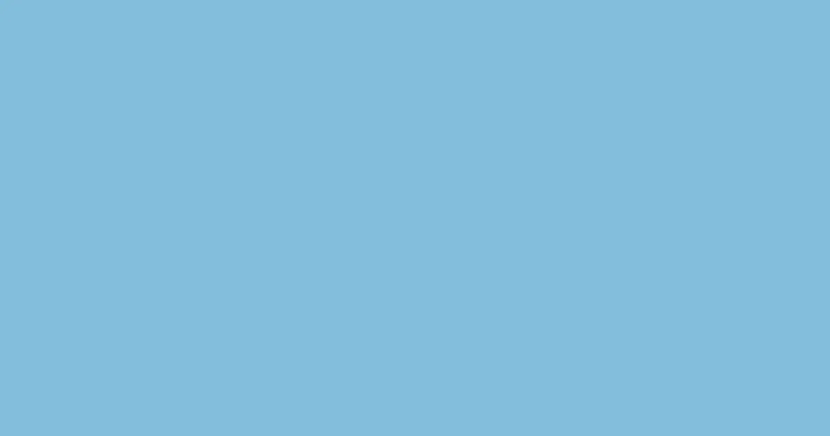 #83bddc aquamarine color image