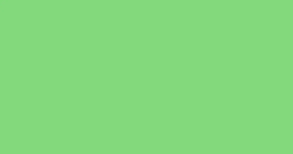 #83d97c pastel green color image