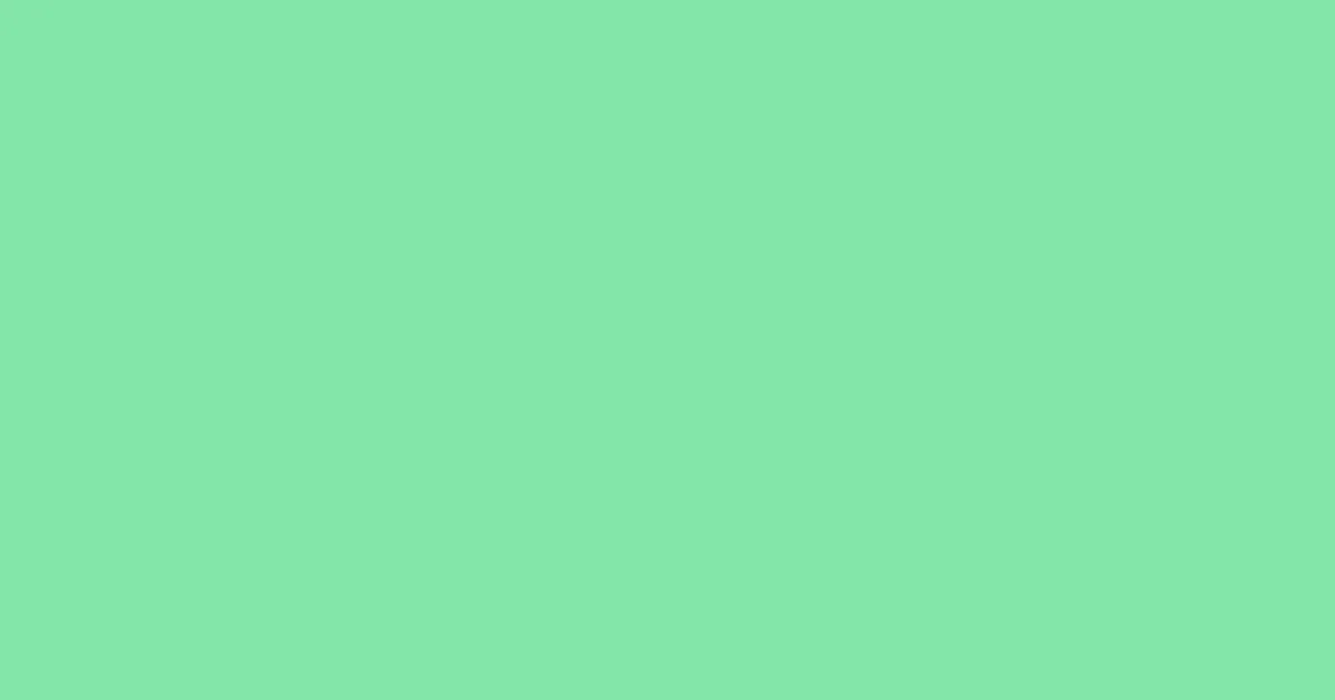 83e6a9 - Algae Green Color Informations