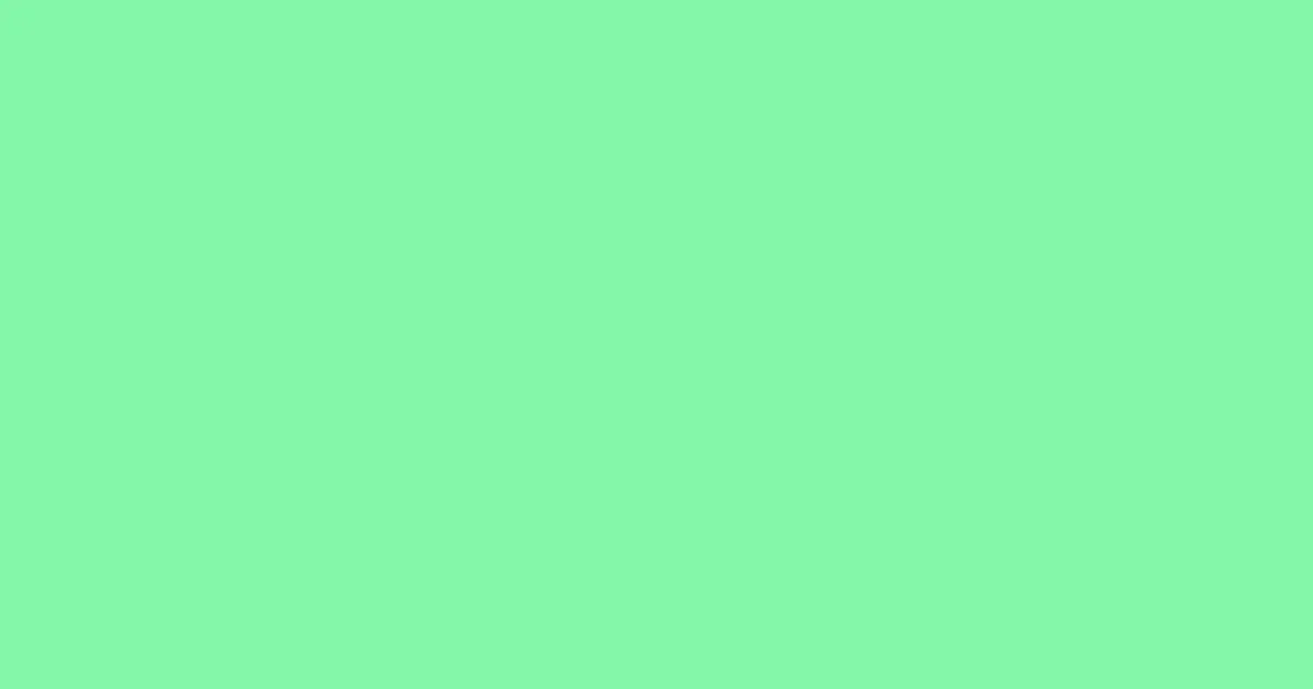 #83f7a9 mint green color image