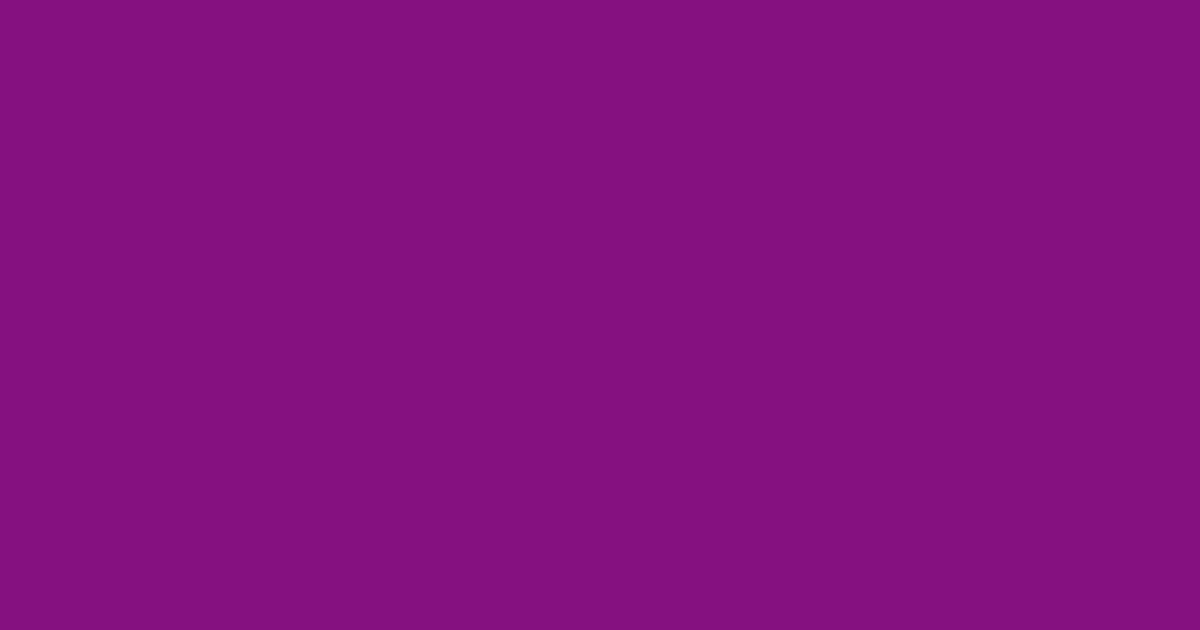 #841080 violet eggplant color image