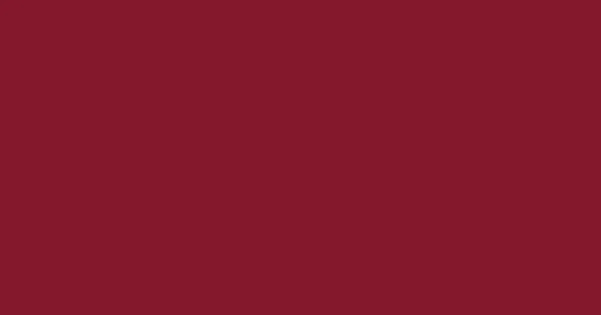 #84172b merlot color image