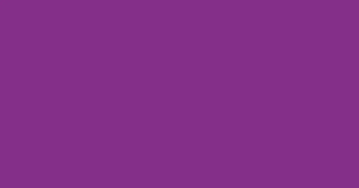 #842f88 vivid violet color image
