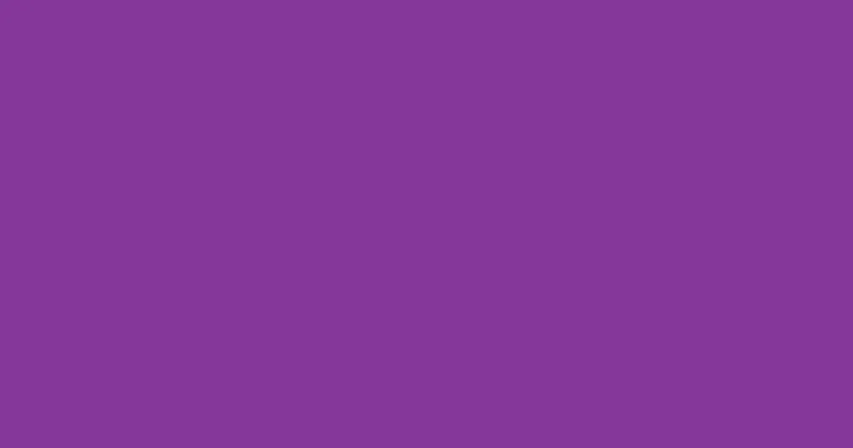 #84379a vivid violet color image