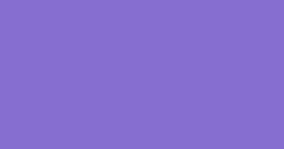 #846ece moody blue color image