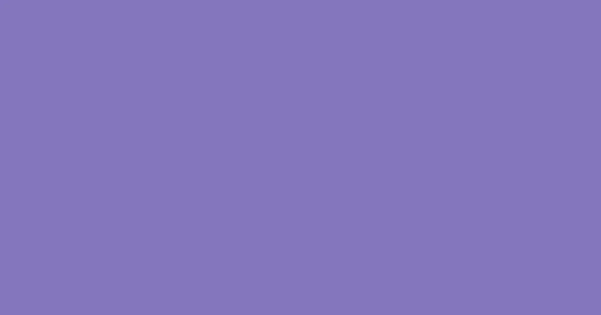 #8477bd purple mountain's majesty color image