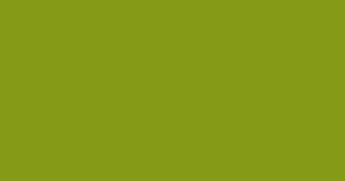 #849a15 trendy green color image