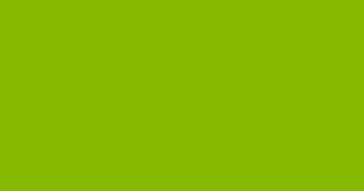 #84ba00 sheen green color image