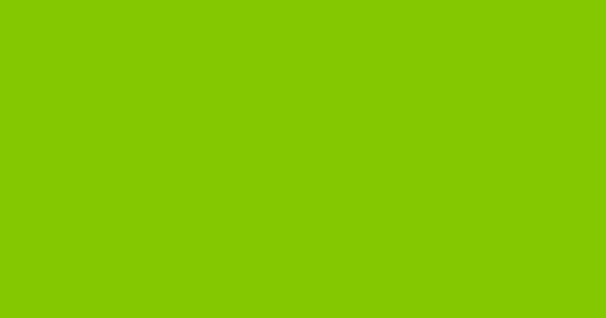 #84c803 sheen green color image