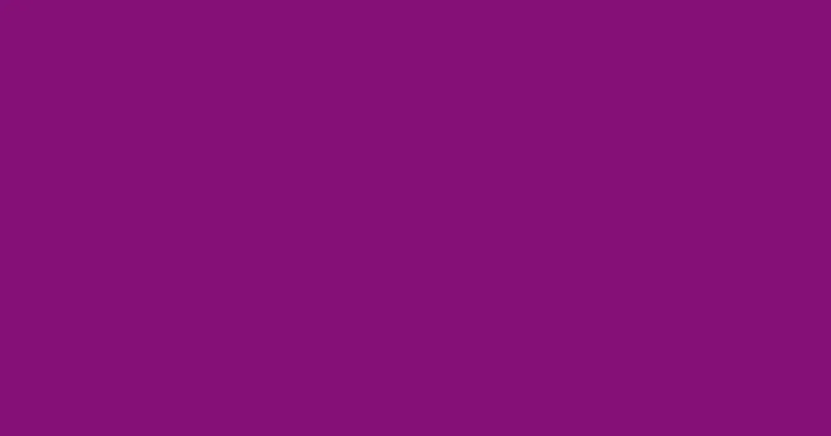 #851077 violet eggplant color image