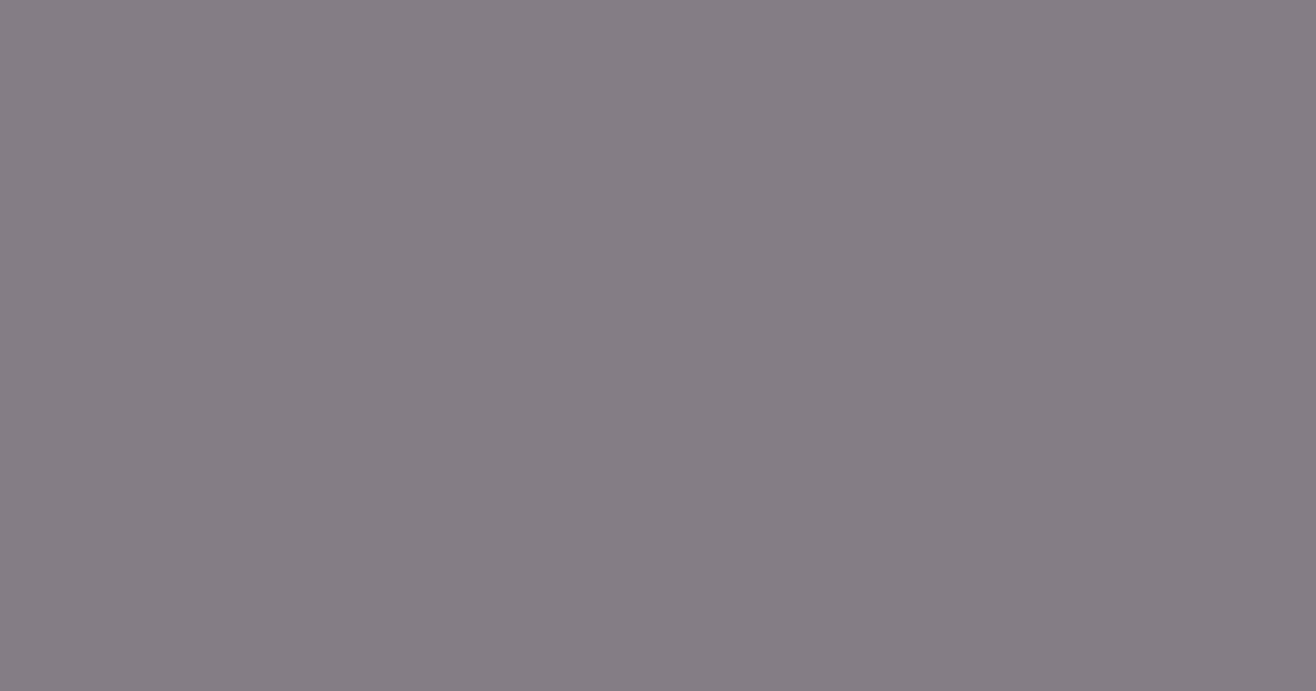 #857e84 suva gray color image