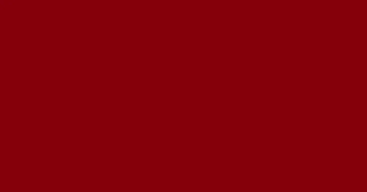 #86000a red devil color image
