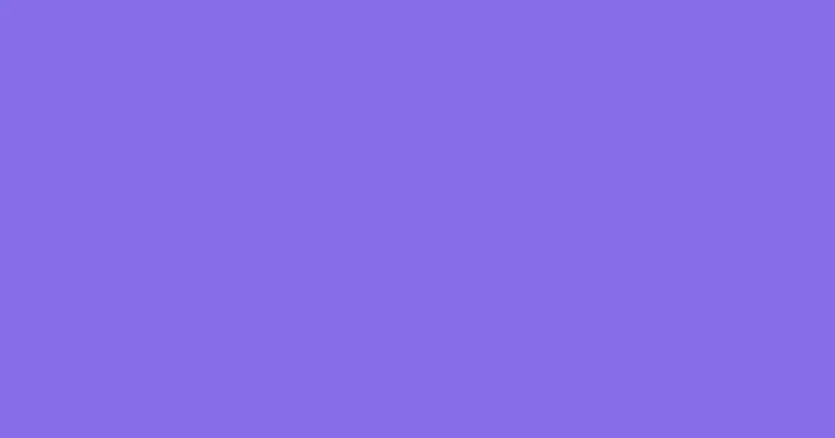#866ee7 medium purple color image