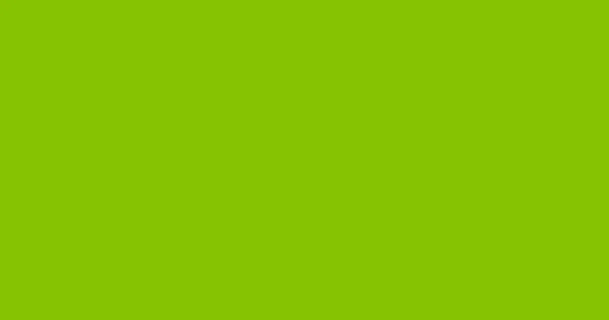 #86c402 sheen green color image