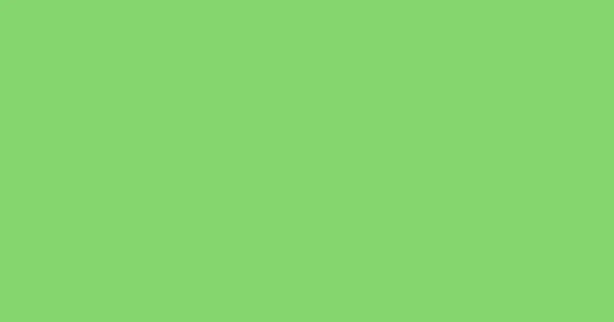 #86d66e pastel green color image