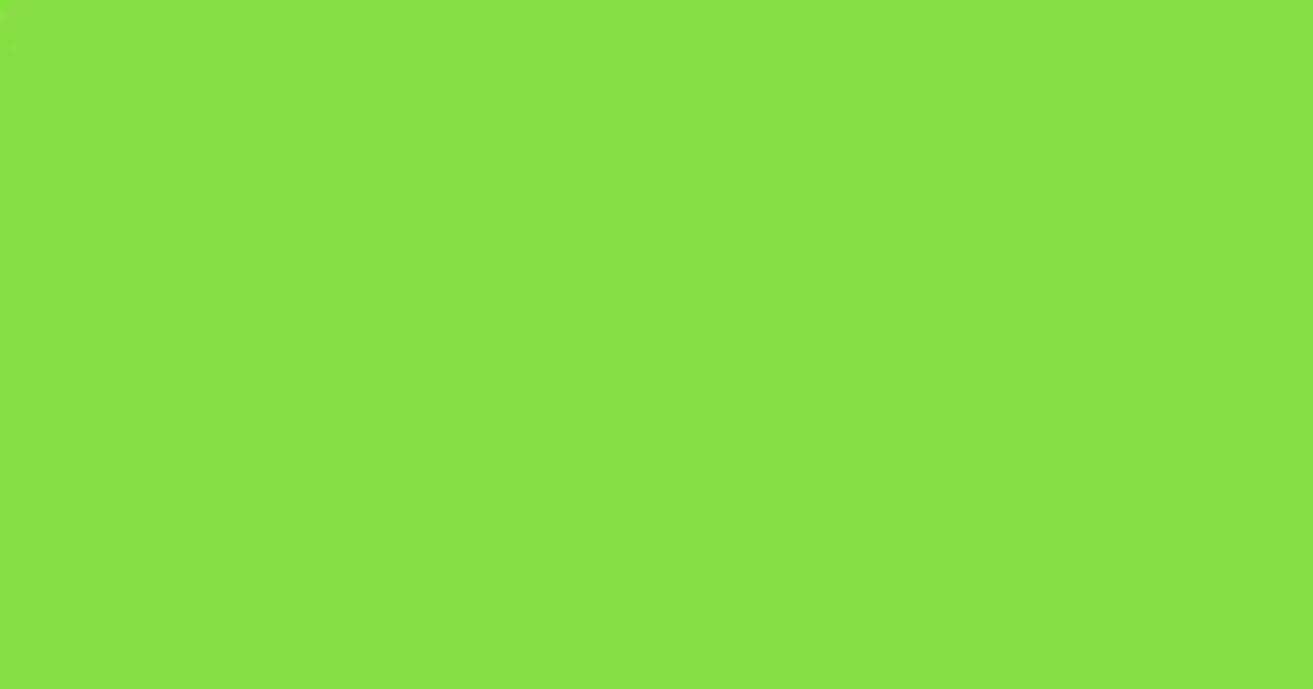 #86df46 conifer color image