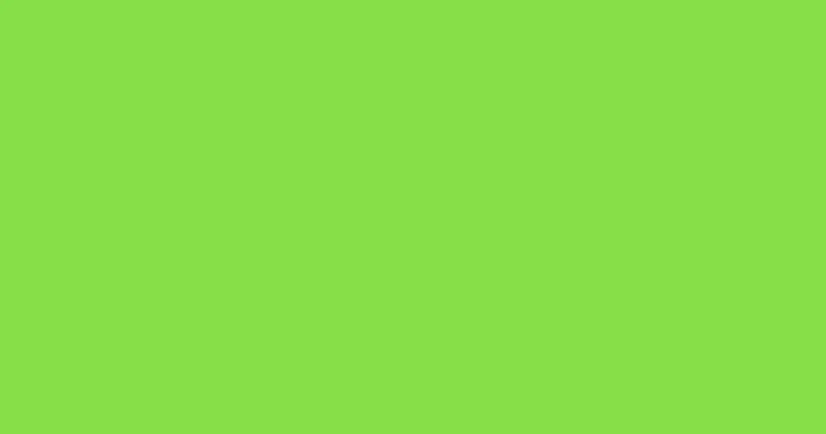 #86df49 conifer color image