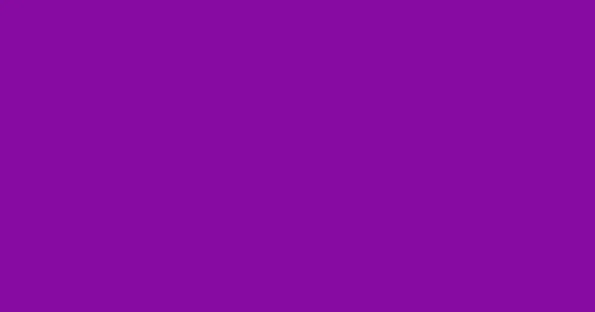 #870aa2 purple color image