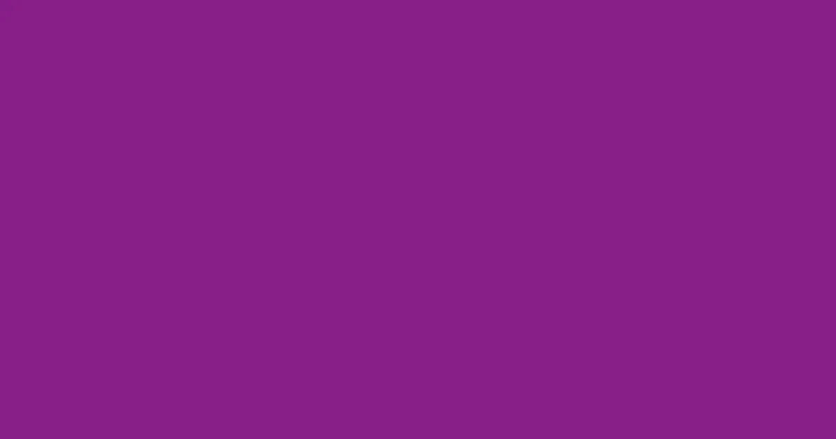 #871d87 violet eggplant color image