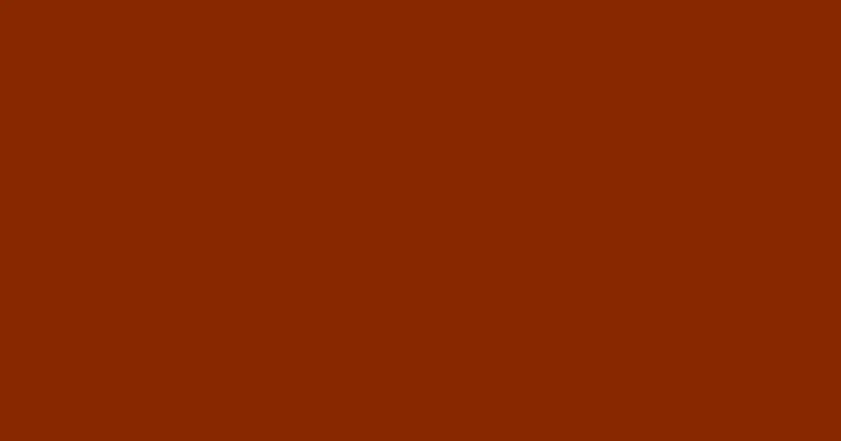 #872800 red beech color image