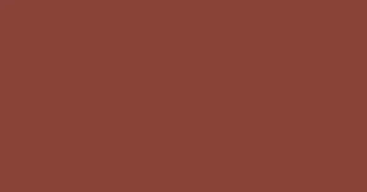 #874338 sanguine brown color image