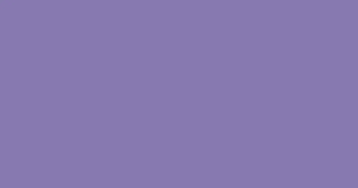 #8779b0 lavender purple color image
