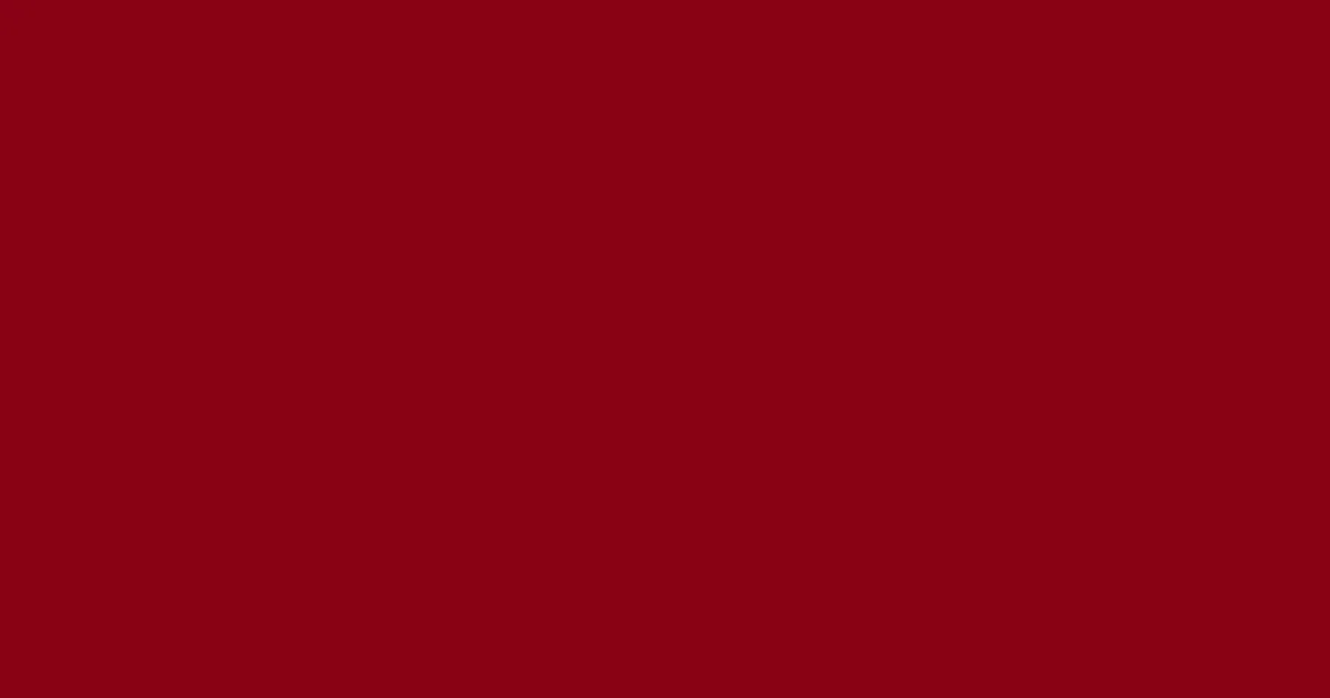 #880215 red devil color image