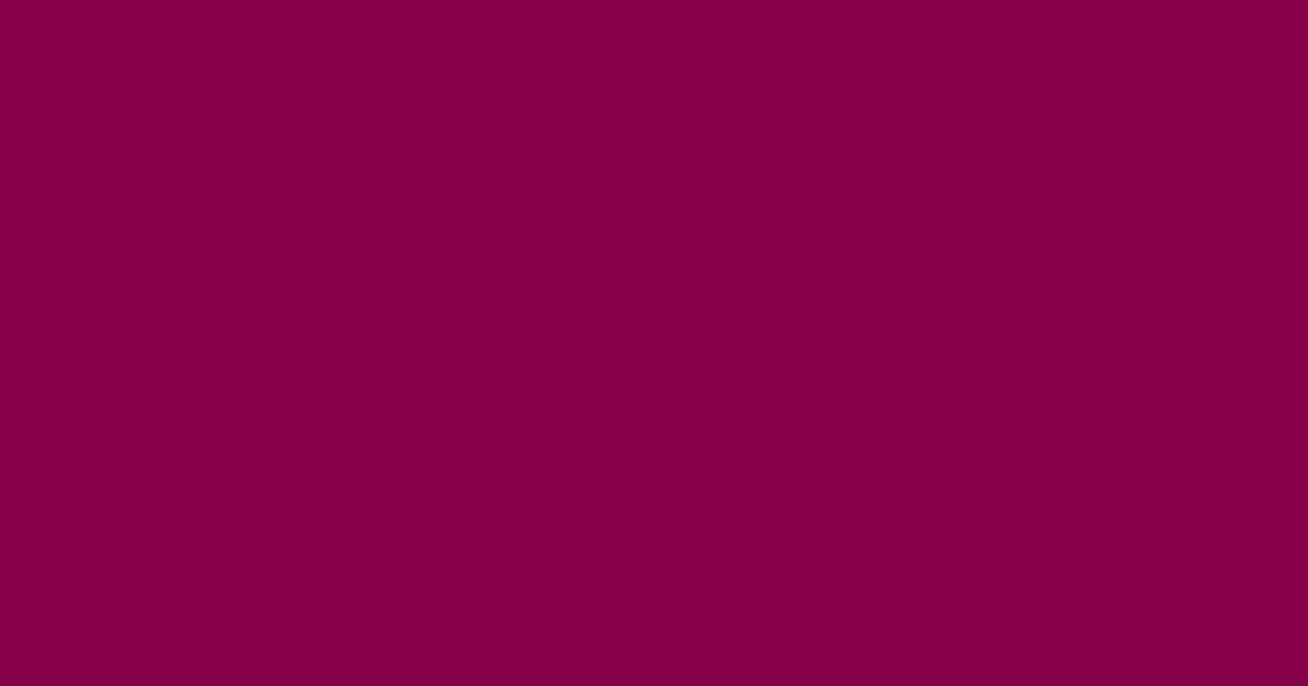 #88024d cardinal pink color image