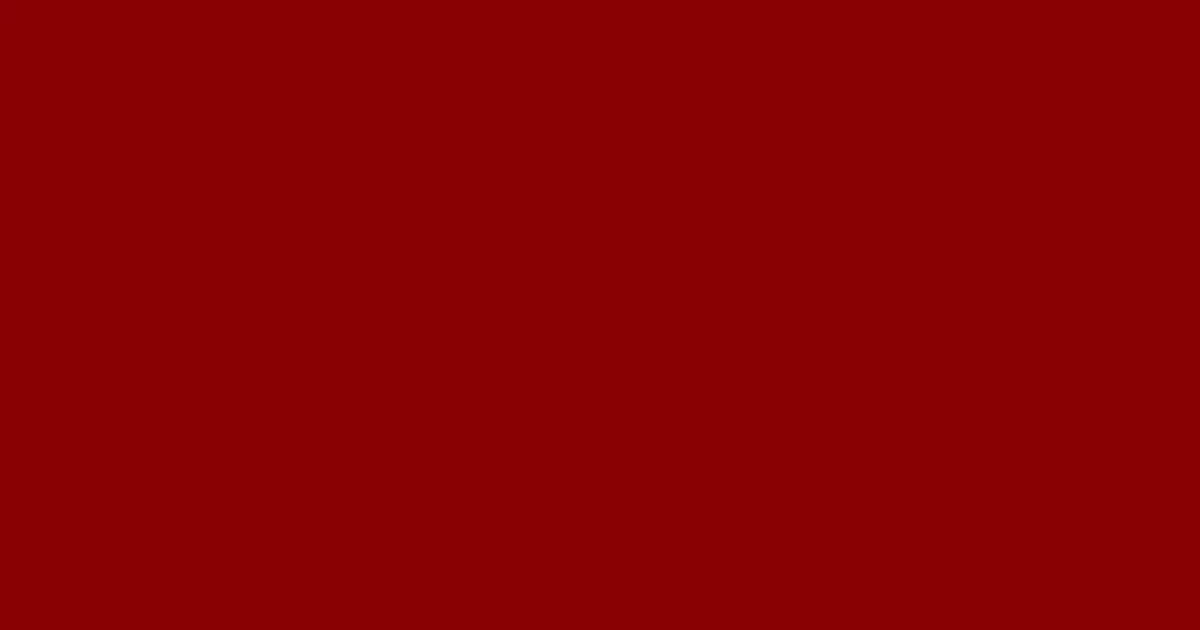 #880305 red devil color image