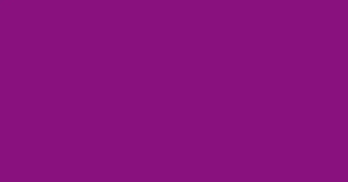 #88117e violet eggplant color image
