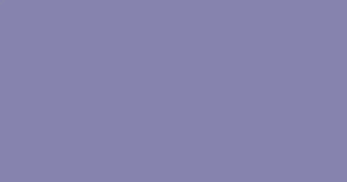 #8883ad lavender purple color image