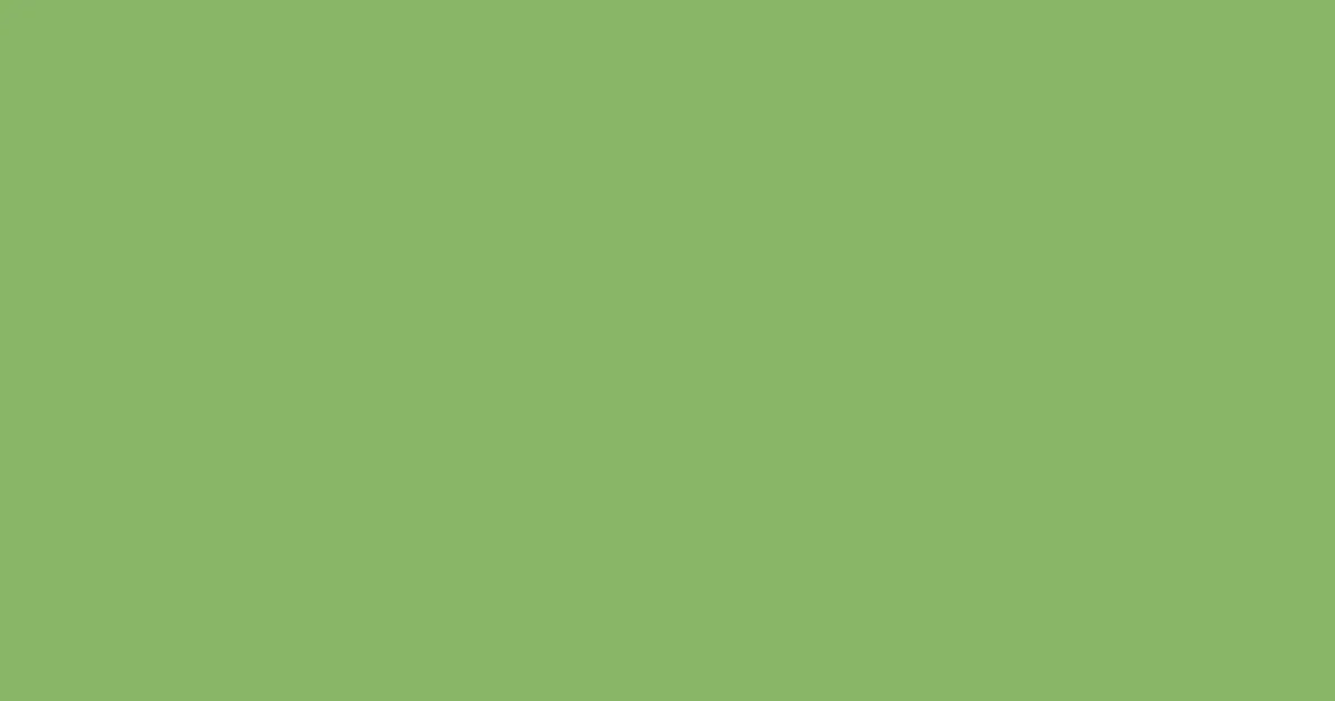 #88b666 olivine color image