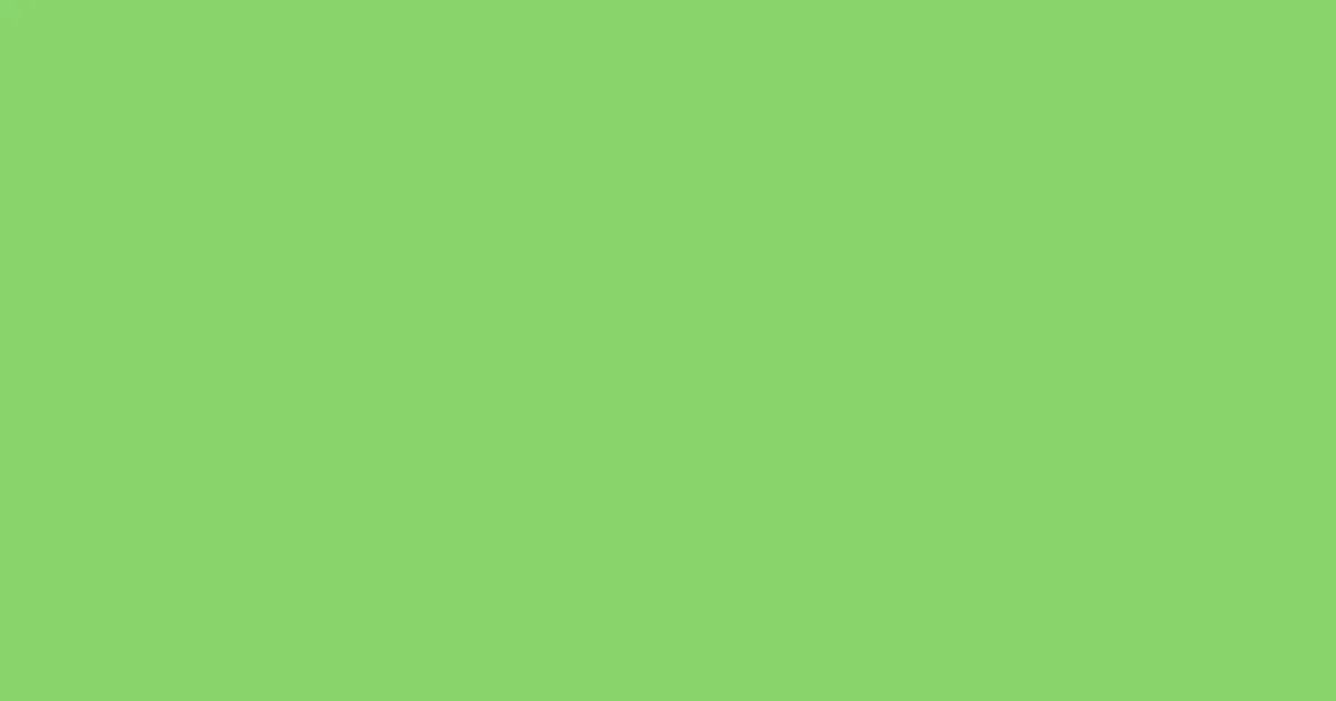 #88d56c pastel green color image
