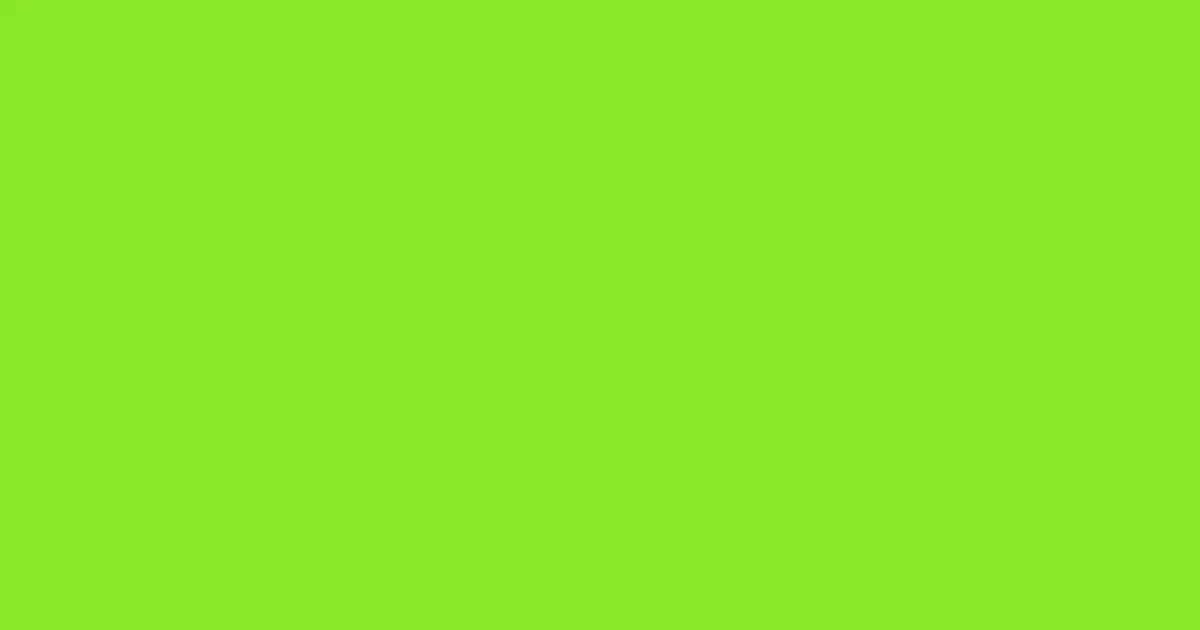 #88e829 green lizard color image