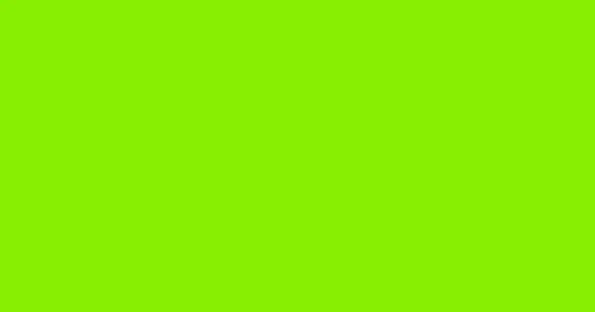 #88f001 chartreuse color image