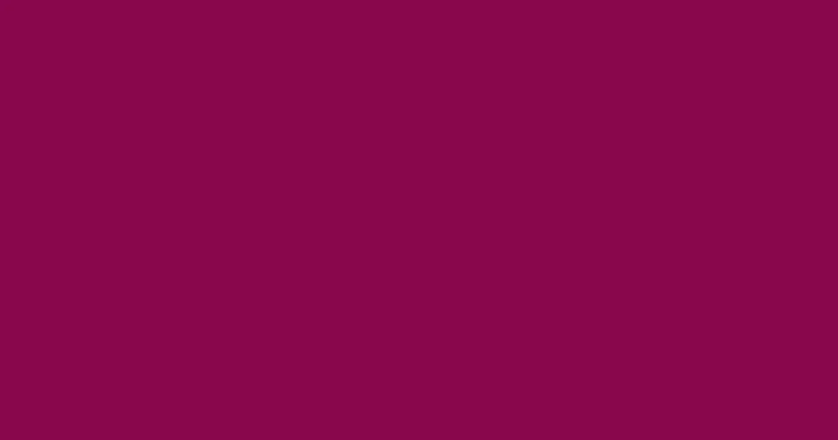 #89074b cardinal pink color image