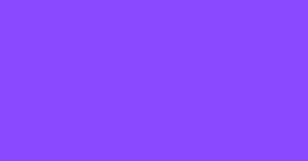 #8948ff electric violet color image